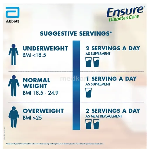 ensure diabetes vanilla 1 kg